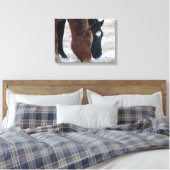 雪食べ キャンバスプリント (インサイチュ (寝室))