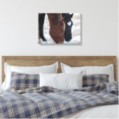 雪食べ キャンバスプリント (インサイチュ (寝室))