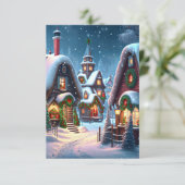 雪魅力的雪のクリスマスビレッジオープンハウス 招待状 (スタンド正面)