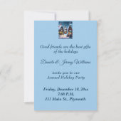 雪魅力的雪のクリスマスビレッジオープンハウス 招待状 (裏面)