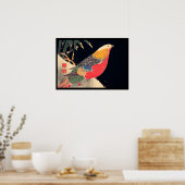 雪鳥の金雉 – 若冲(1900) ポスター (キッチン)