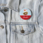 雪鳥クリスマスパーティー名バッジ |名札 缶バッジ (インサイチュ)