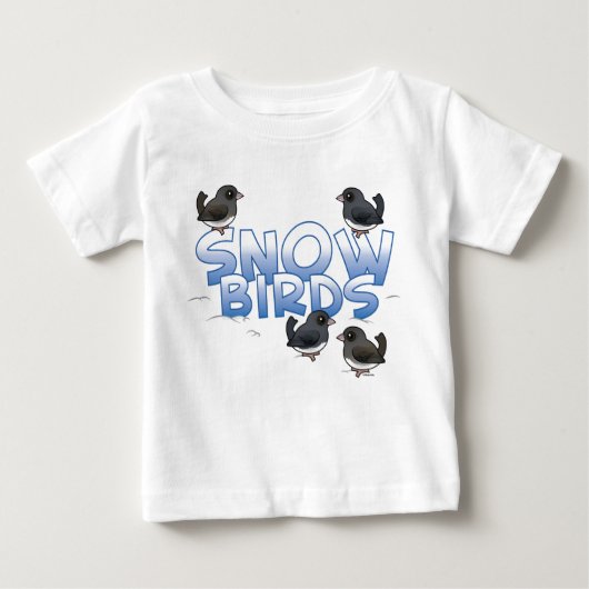雪鳥 ベビーTシャツ (正面)