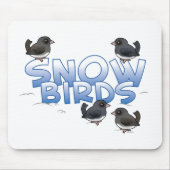 雪鳥 マウスパッド (正面)