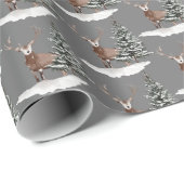 雪鹿松 ラッピングペーパー (ロールコーナー)