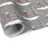 雪鹿松 ラッピングペーパー (ロールコーナー)