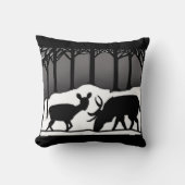 雪鹿 クッション (正面)