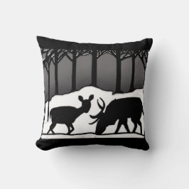 雪鹿 クッション