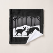 雪鹿 バスタオルセット (ウォッシュタオル)