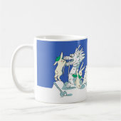 雪龍とバニーラビットマグ コーヒーマグカップ (左)