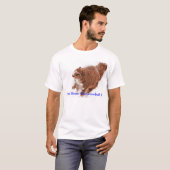 雪、だれのsquirrlはその雪玉を投げましたか。 tシャツ (正面フル)