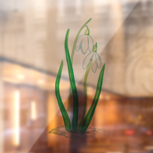 雪 ウィンドウサイン (シート2)