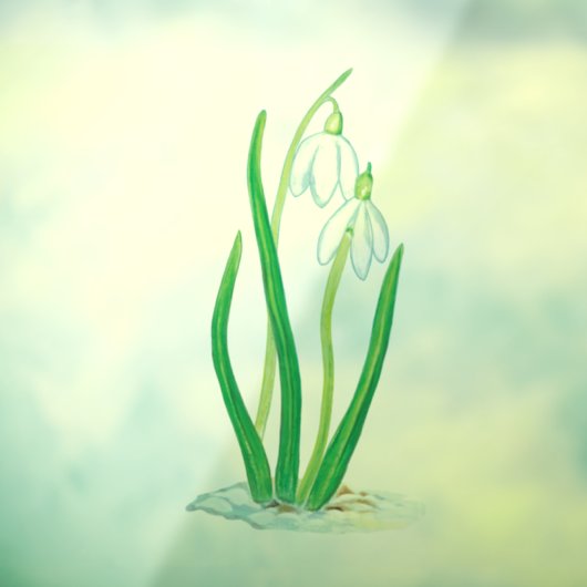 雪 ウィンドウサイン (シート3)