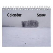 雪 カレンダー (カバー)