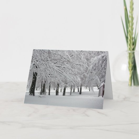 雪 カード (正面)