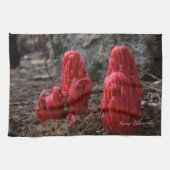 雪 キッチンタオル (横)