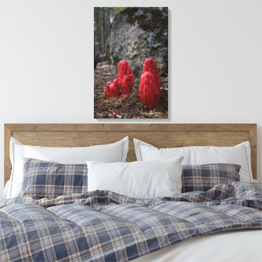 雪 キャンバスプリント (インサイチュ (寝室))