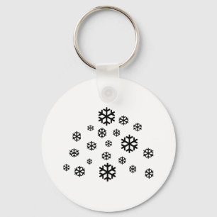雪 キーホルダー