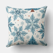 雪 クッション (裏面)