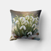 雪 クッション (裏面)