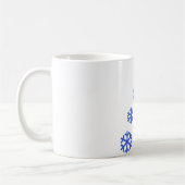 雪 コーヒーマグカップ (左)