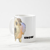 雪 コーヒーマグカップ (正面左)