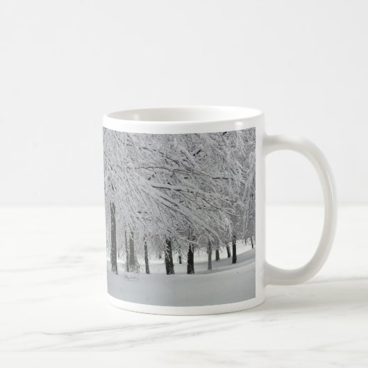 雪 コーヒーマグカップ (右)