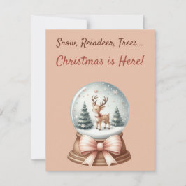 ❄️🎄 雪、トナカイ、もみの木…クリスマスの到来です! 招待状