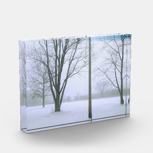 雪 フォトブロック (左)