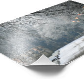 雪 フォトプリント            (角)