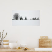 雪 ポスター (キッチン)