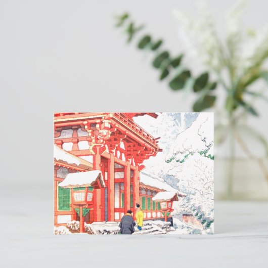 雪 ポストカード (スタンド正面)