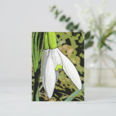 雪 ポストカード (スタンド正面)