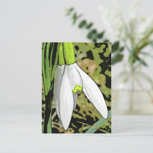 雪 ポストカード (スタンド正面)