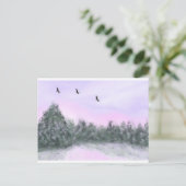 雪 ポストカード (スタンド正面)