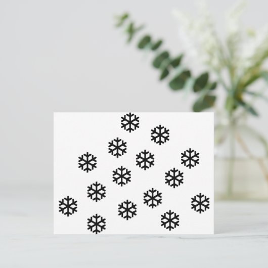 雪 ポストカード (スタンド正面)