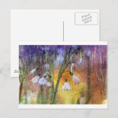 雪 ポストカード (正面/裏面)