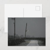 雪 ポストカード (正面/裏面)