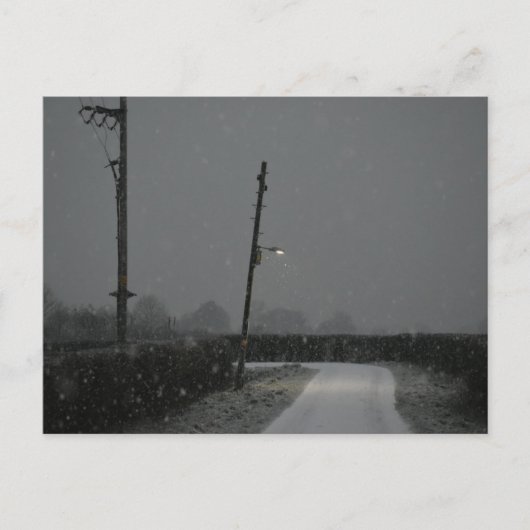 雪 ポストカード (正面)