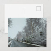 雪 ポストカード (正面/裏面)