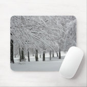 雪 マウスパッド (マウス)