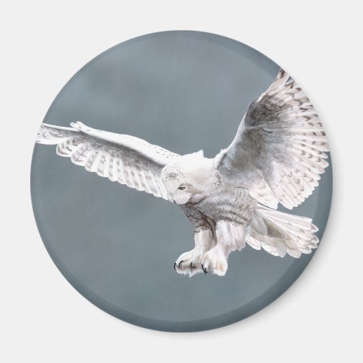 雪 マグネット (正面)