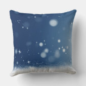 雪&ライト装飾用クッション クッション (裏面)