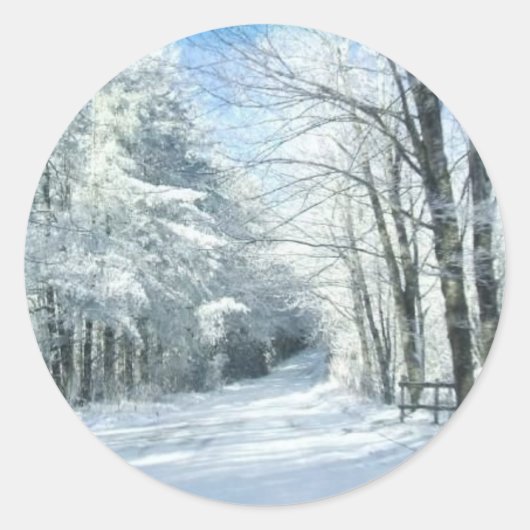 雪 ラウンドシール (正面)