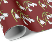 雪 ラッピングペーパー (ロールコーナー)