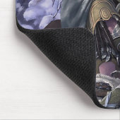 雪+小妖精や小人+女の子+を使って+ライオン マウスパッド (コーナー)