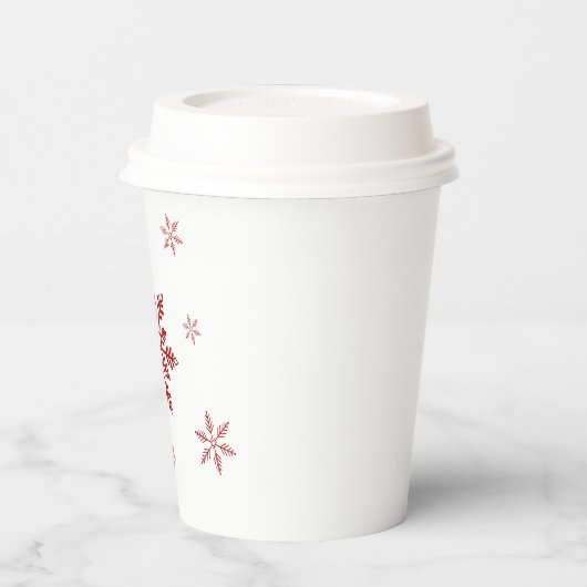 雪 紙コップ (左)