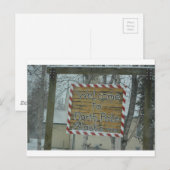 雪 雪の結晶 凍った 天気 北極 アラスカ ポストカード (正面/裏面)