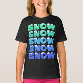 雪，雪，雪，雪，雪，雪 Tシャツ