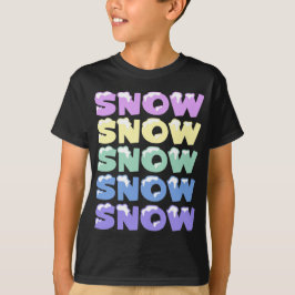 雪，雪，雪，雪，雪，雪 Tシャツ